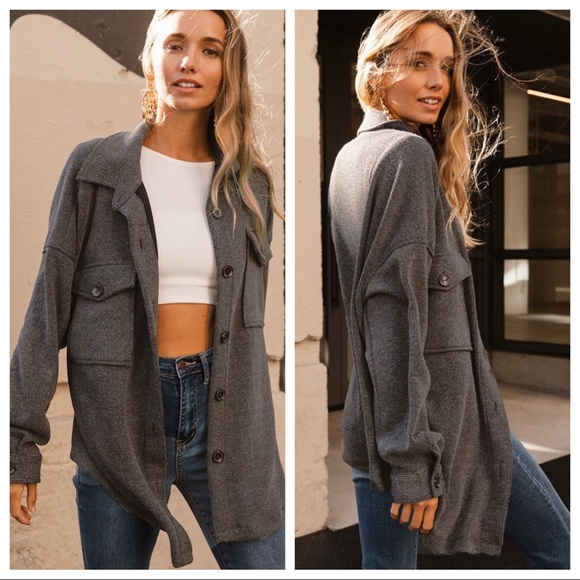 15 Boho Stretch Button-down Shirts Jacket - Picture 3 of 8